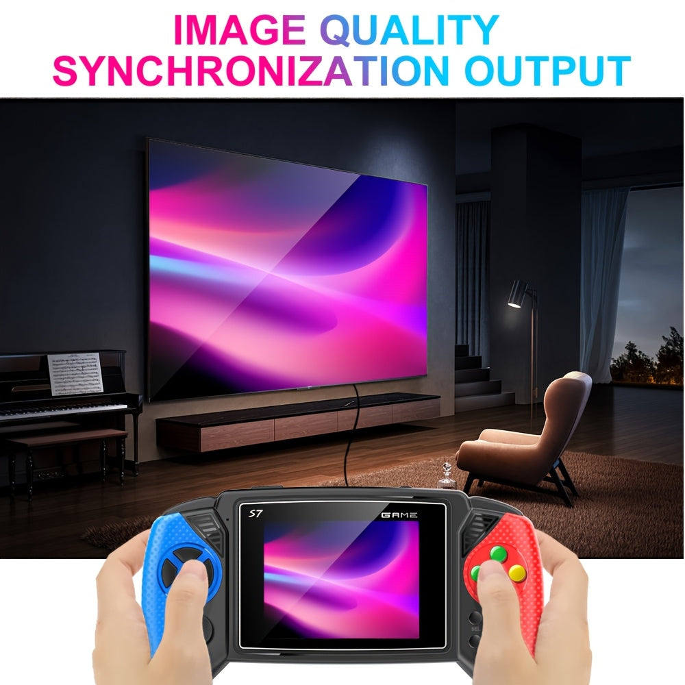 Console Arcade Portatile Retro S7 da 3,5” con Schermo a Colori – Mini Videogame Nostalgica, Sistema di Gioco Portatile Ideale come Regalo