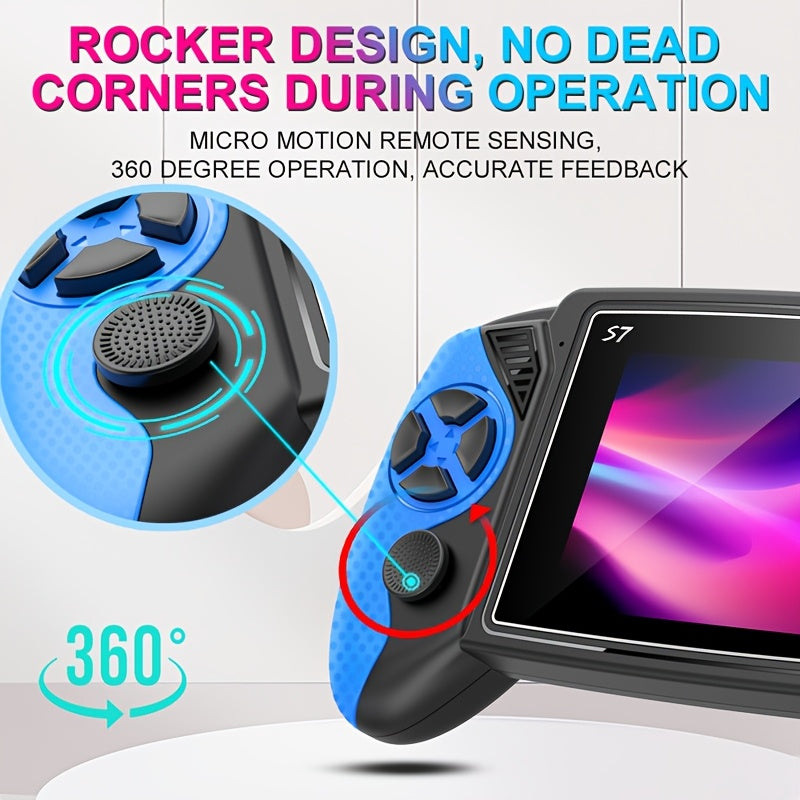 Console Arcade Portatile Retro S7 da 3,5” con Schermo a Colori – Mini Videogame Nostalgica, Sistema di Gioco Portatile Ideale come Regalo