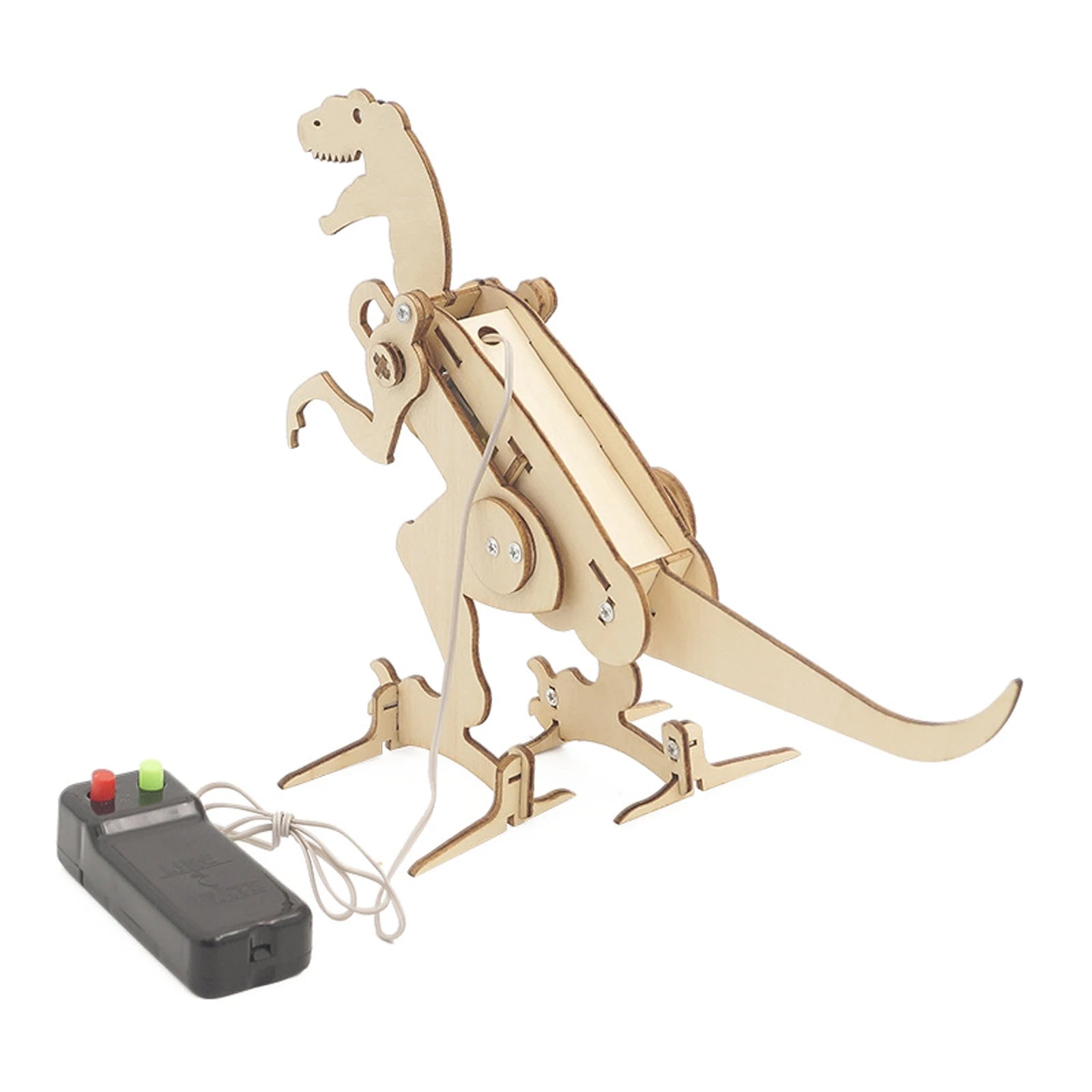 Gioco STEM in Legno – Robot T-Rex Telecomandato 🦖🤖