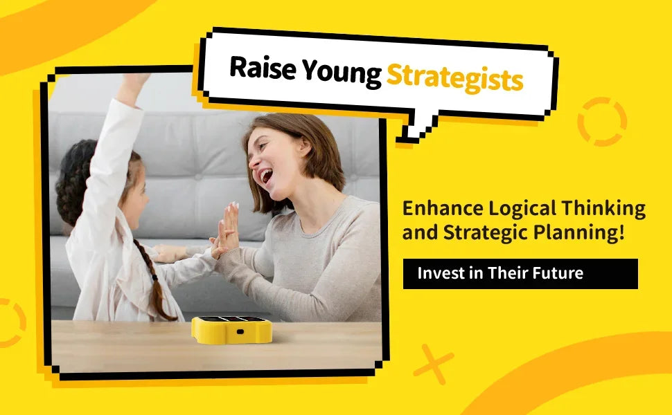 Tris Elettronico Portatile 3-in-1 🧠 | Gioco da Viaggio per Bambini e Adulti | Puzzle Educativo Montessori con Allenamento della Memoria