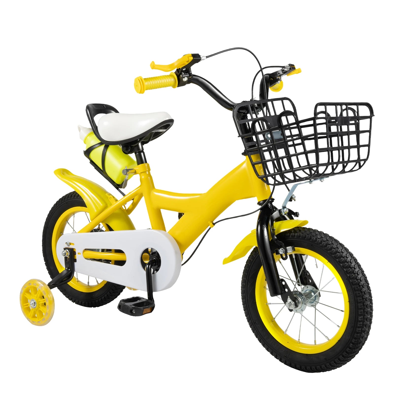 Bici per Bambini con Cestino e Altezza Regolabile
