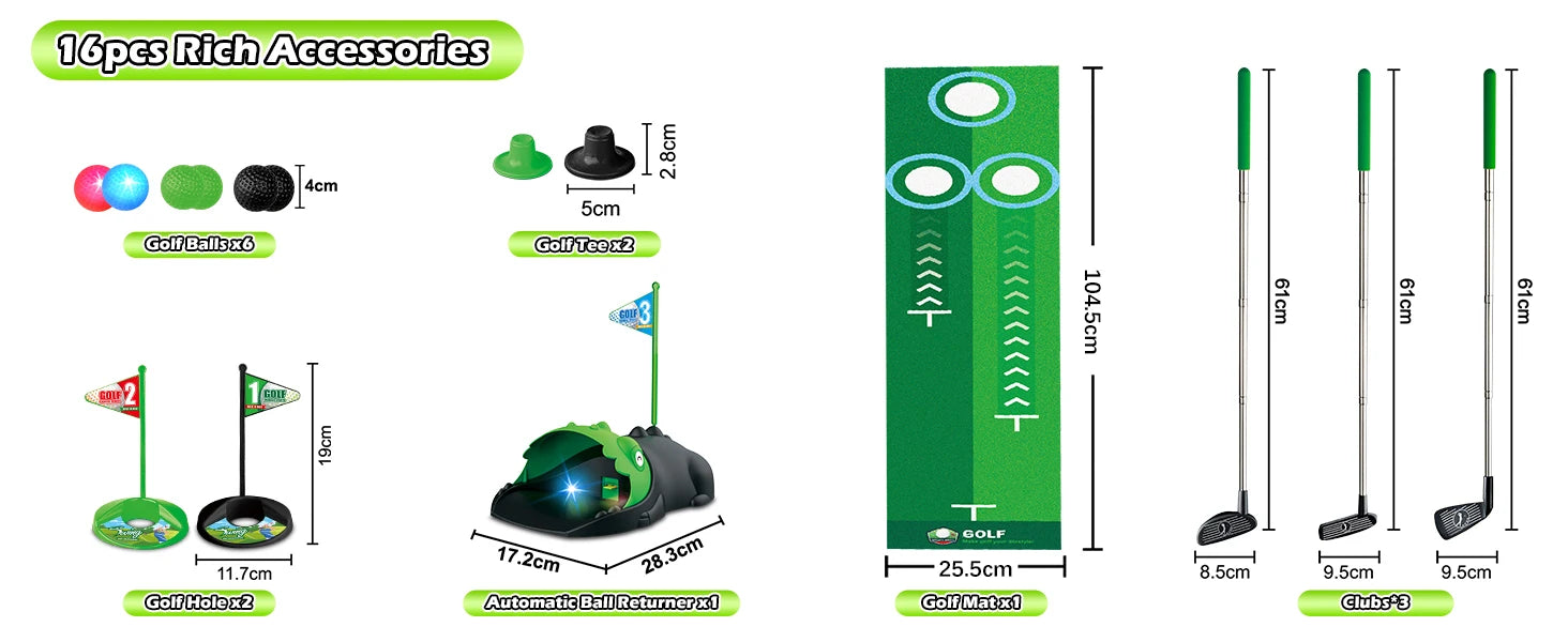 Set Golf per Bambini con Ritorno Automatico
