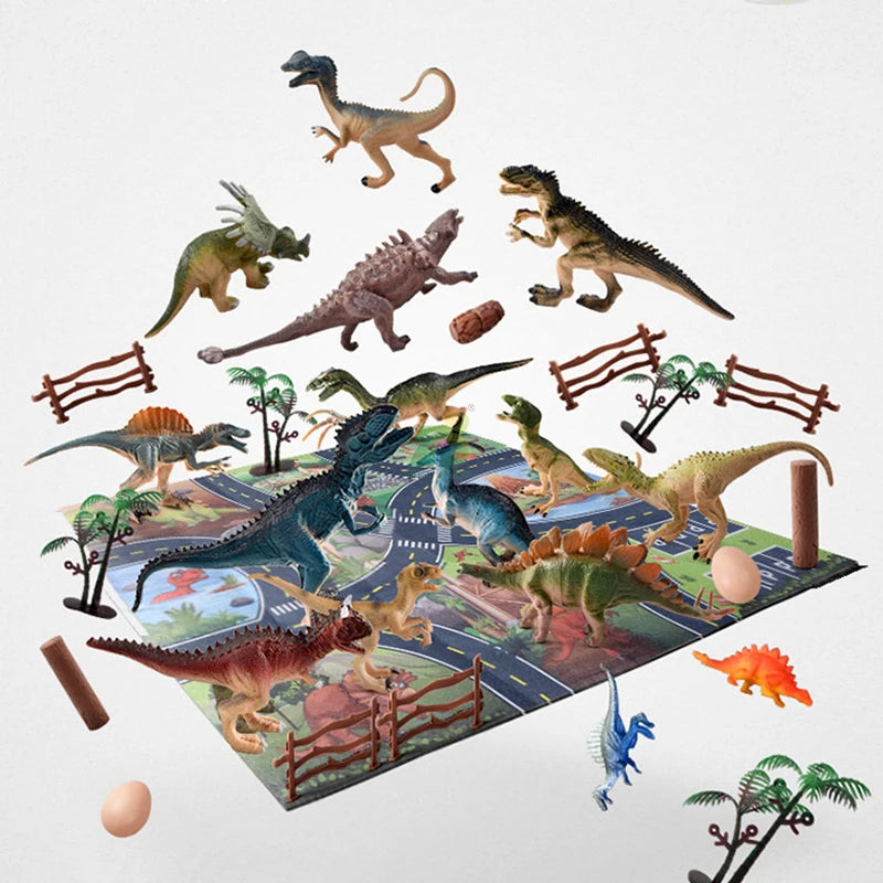 🦖 “Dinosauri Giurassici – Action Figures in PVC per Bambini, Tyrannosaurus e Animali Preistorici” 🌍