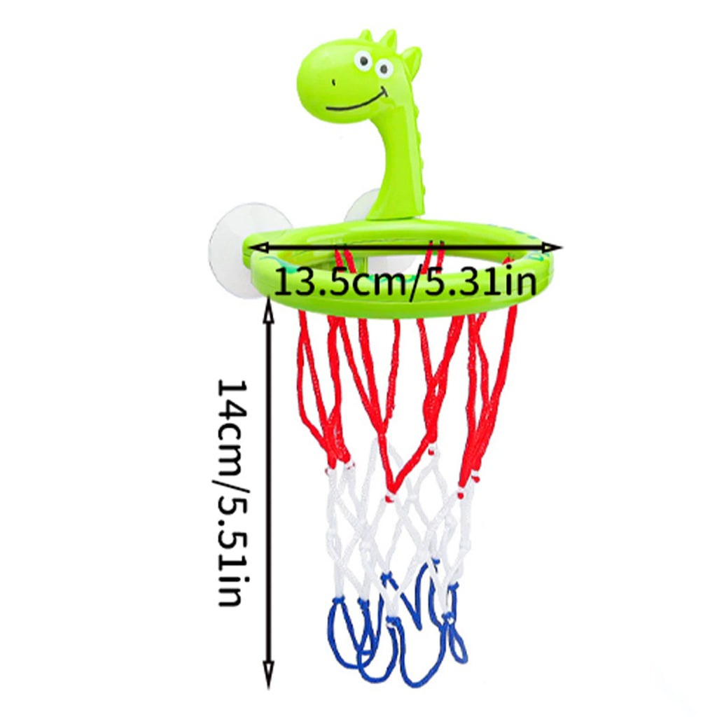 Giocattolo da Bagno per Bambini 🛁 | Set per Gioco con Acqua e Canestro da Basket con Ventosa + 3 Palline