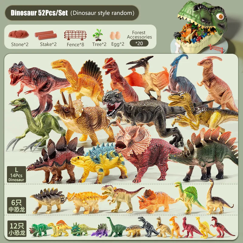 🦖 “Dinosauri Giurassici – Action Figures in PVC per Bambini, Tyrannosaurus e Animali Preistorici” 🌍