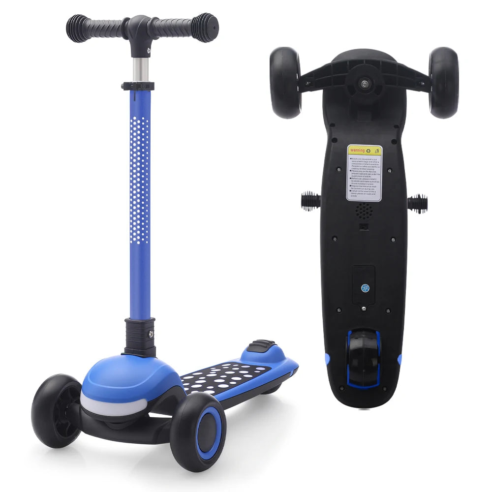 Monopattino a 3 Ruote per Bambini con Ruote LED