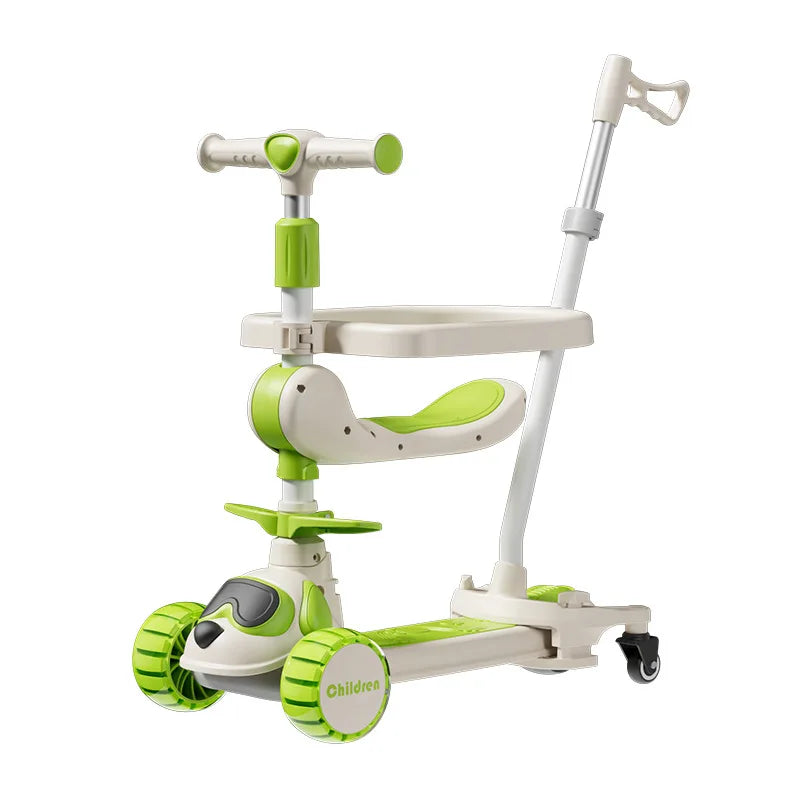 Monopattino a 3 Ruote per Bambini con Musica e Luci LED