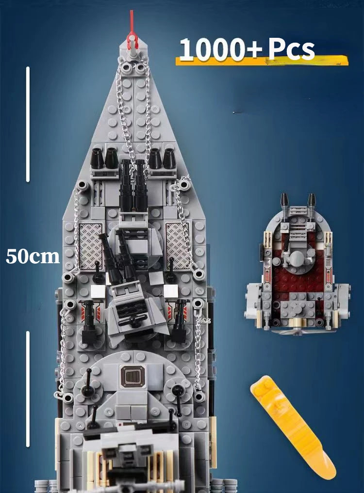 Set Costruzioni Militari Nave da Guerra e Veicoli – 1000+ Pezzi