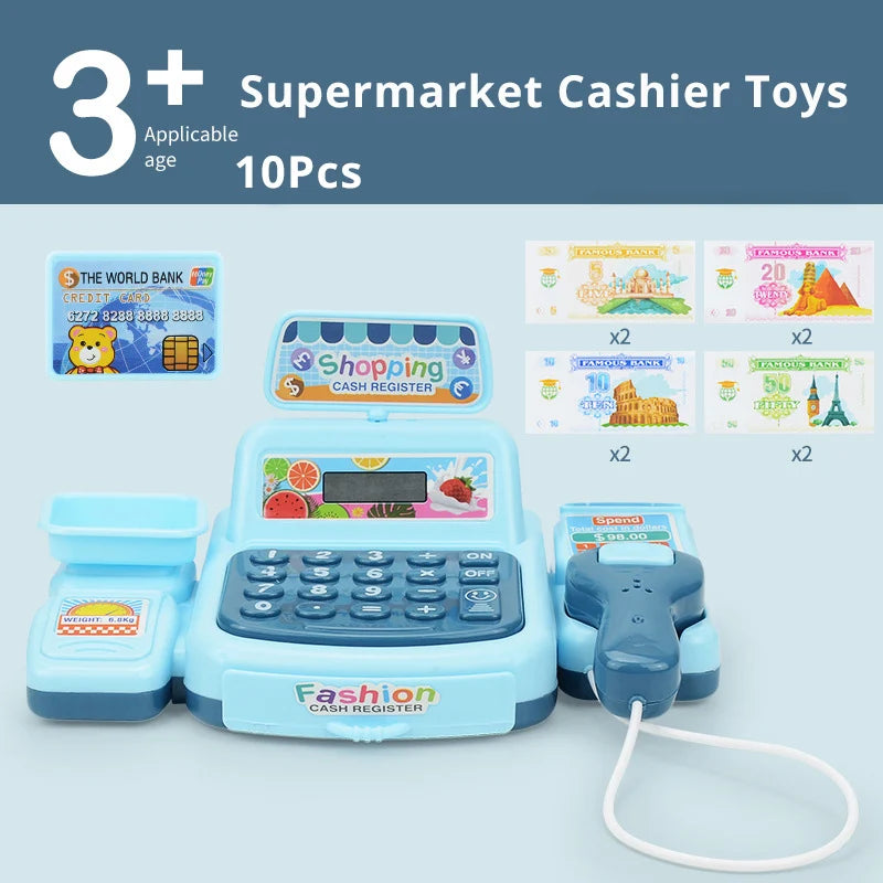 🛒 “Cassa del Supermercato Interattiva – Gioco di Simulazione con Luci e Suoni per Bambini” 💡🔊