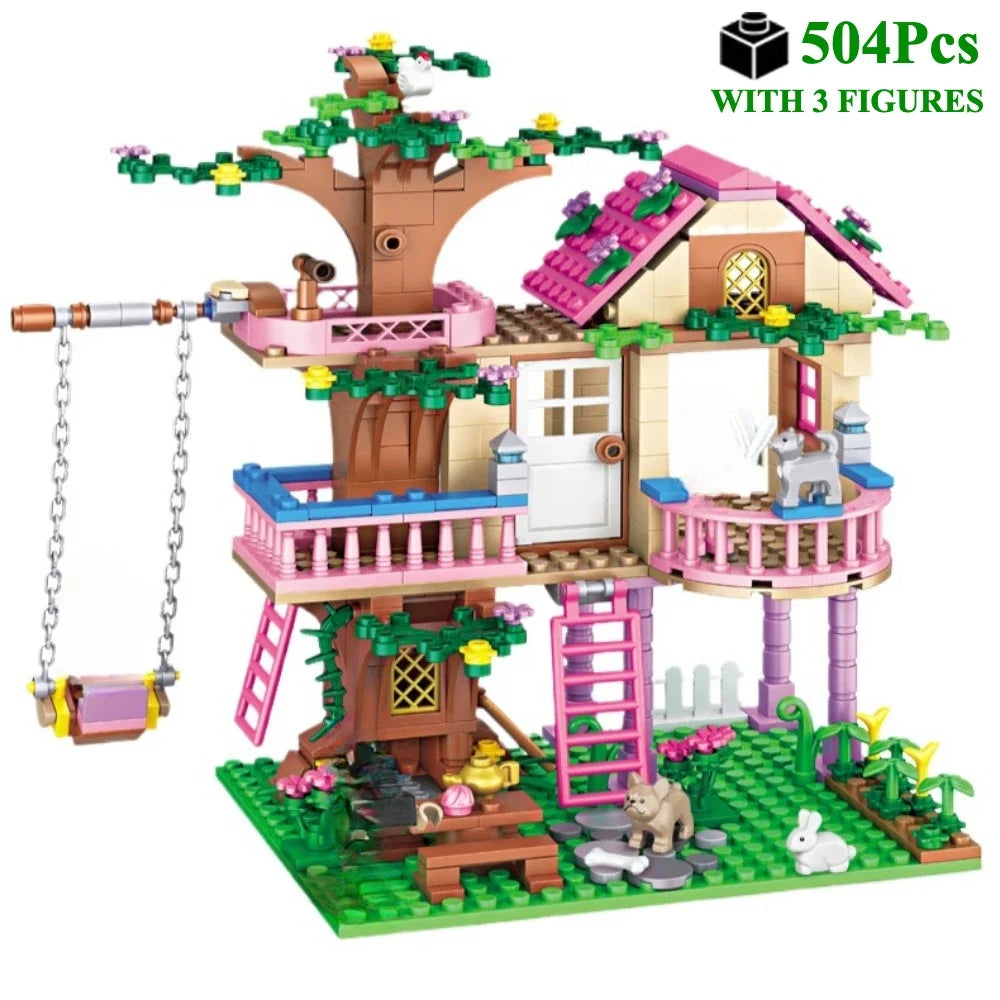 Castello Principessa Casa sull’Albero da Costruire per Bambini