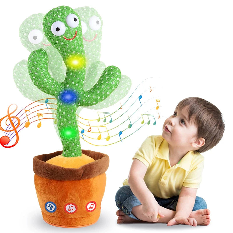 🌵 “Cactus Parlante e Danzante – Peluche Interattivo per Bambini, Gioco Elettronico e Divertente” 🎵