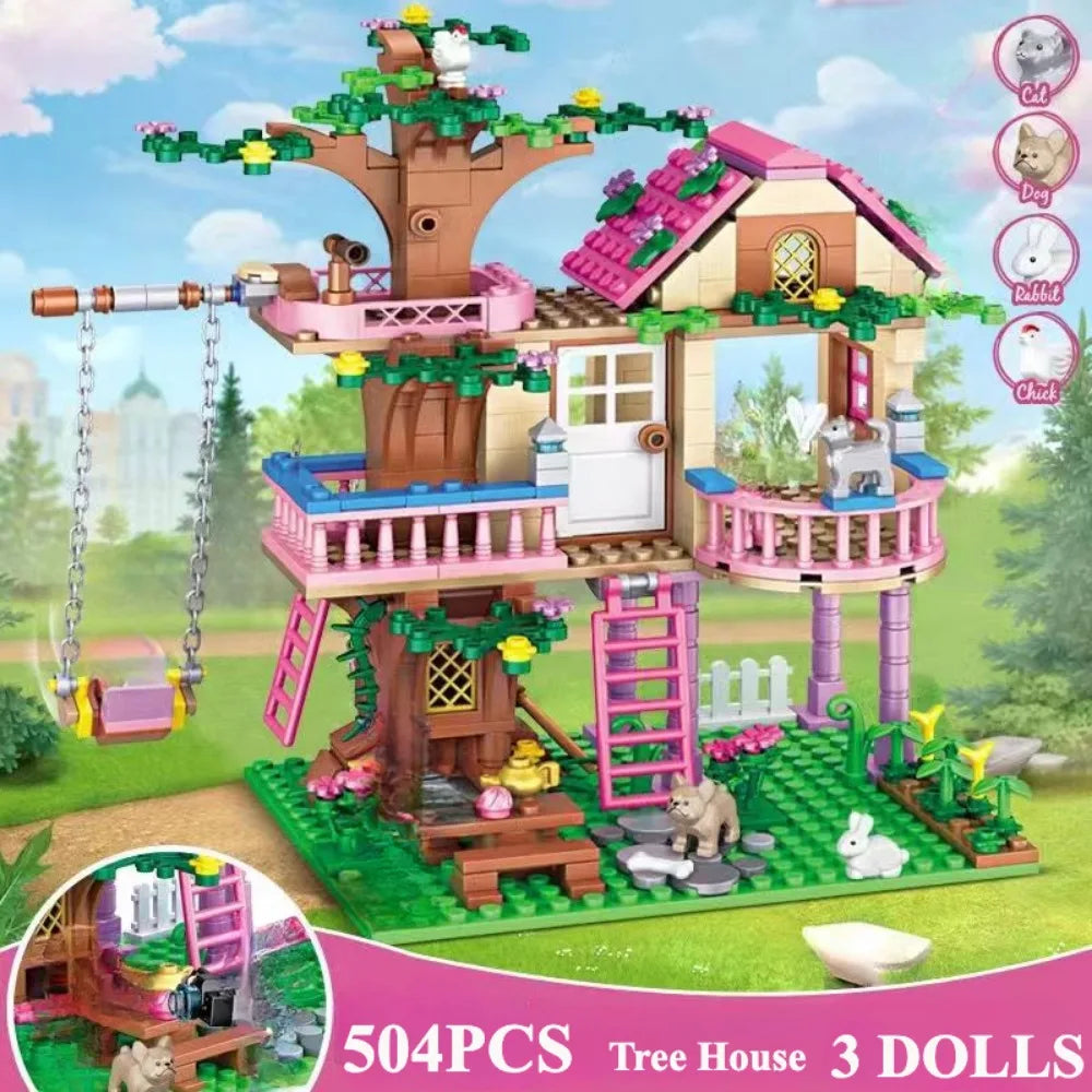 Castello Principessa Casa sull’Albero da Costruire per Bambini