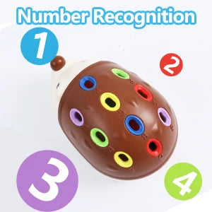 Giocattolo Sensoriale per Neonati e Toddler | Riccio Montessori, Motricità Fine