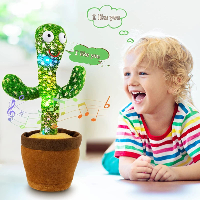 🌵 “Cactus Parlante e Danzante – Peluche Interattivo per Bambini, Gioco Elettronico e Divertente” 🎵