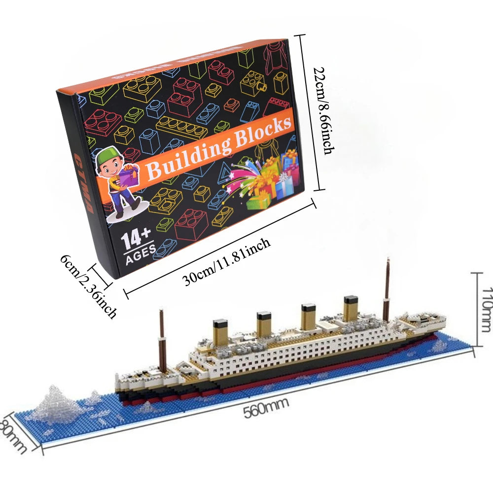 Modello Nave da Crociera Titanic da Costruire – 4000+ Pezzi