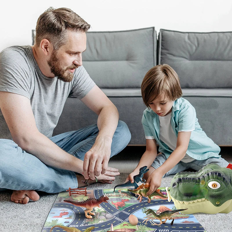 🦖 “Dinosauri Giurassici – Action Figures in PVC per Bambini, Tyrannosaurus e Animali Preistorici” 🌍