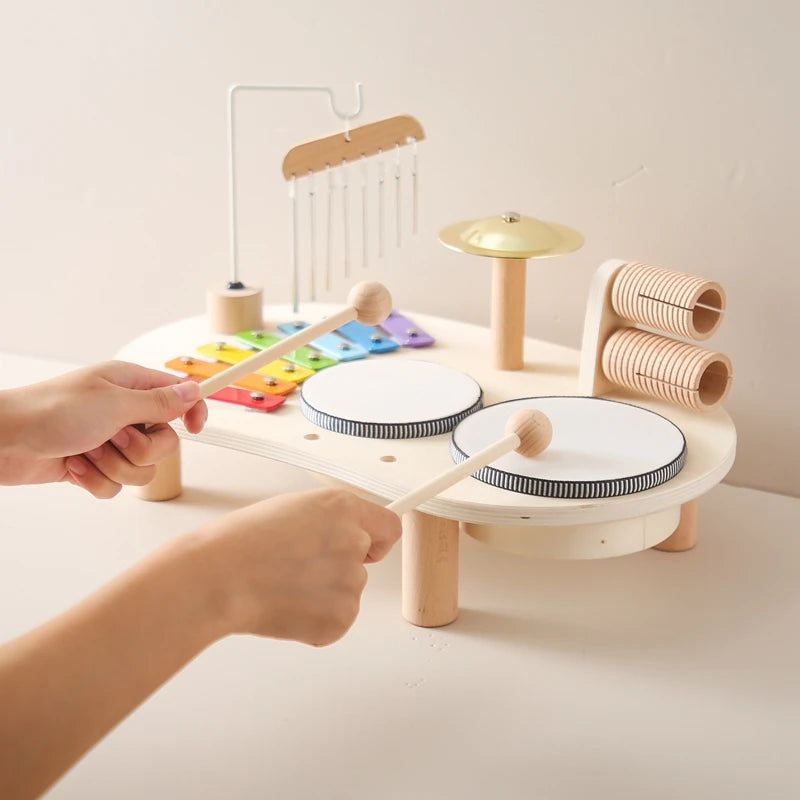 🎵 Xilofono e Campane Montessori in Legno – Giochi Musicali Educativi per Bambini e Neonati 🎵