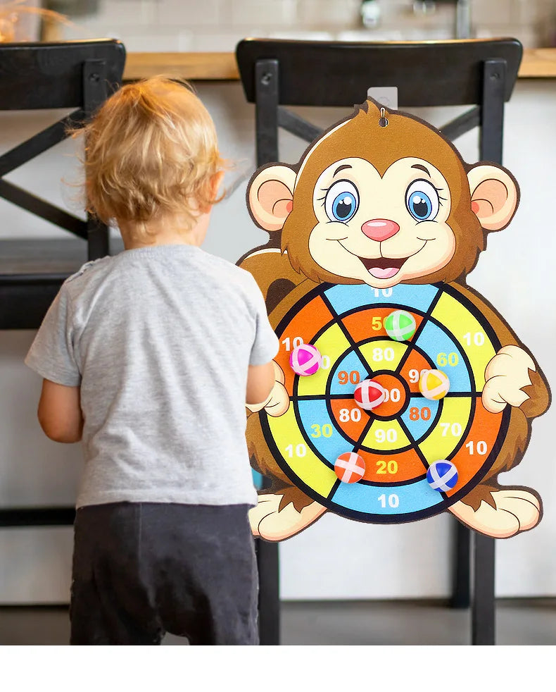 Bersaglio Montessori per Bambini 2-4 Anni 🐾 | Gioco con Palline Adesiveactive Educational Toys Baby