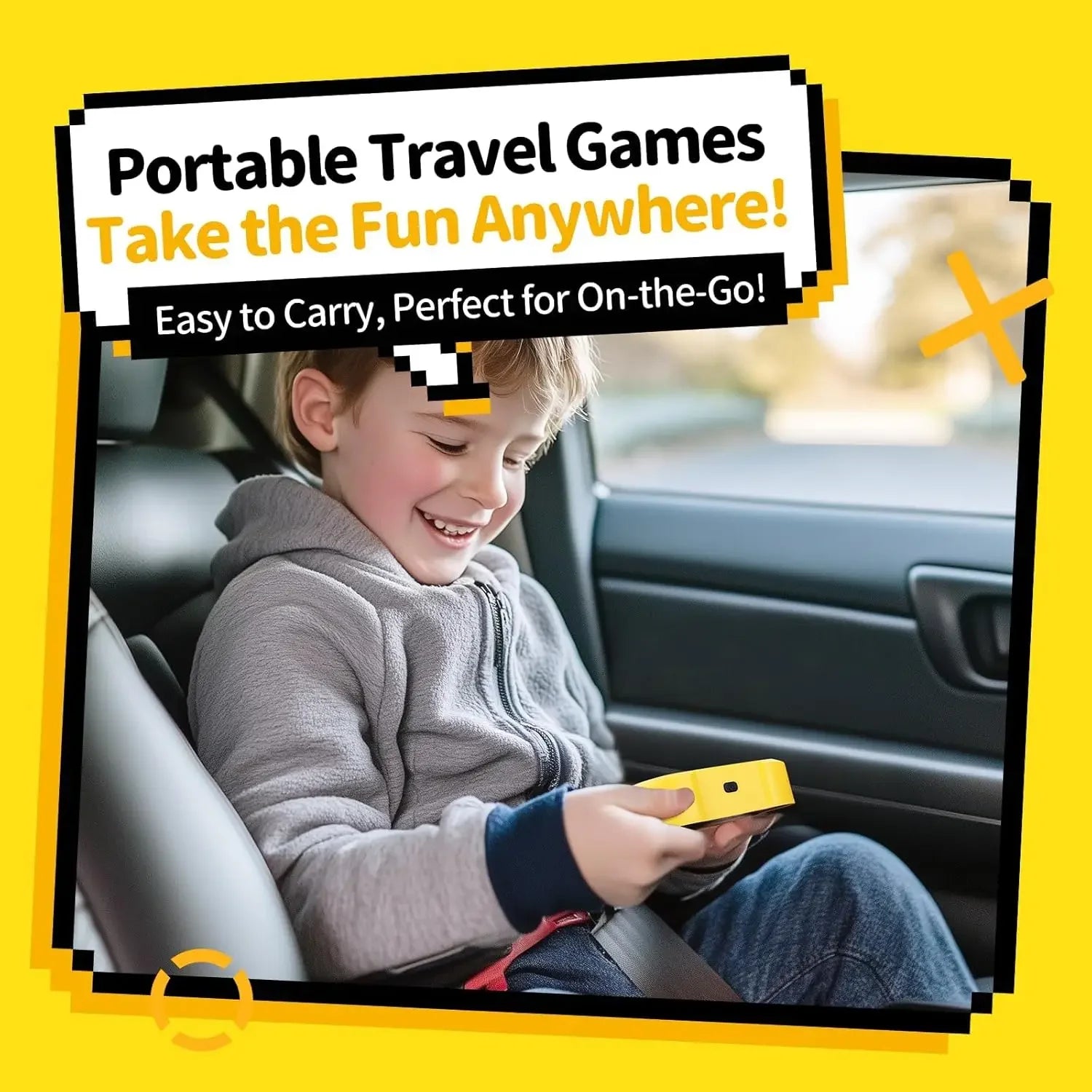 Tris Elettronico Portatile 3-in-1 🧠 | Gioco da Viaggio per Bambini e Adulti | Puzzle Educativo Montessori con Allenamento della Memoria