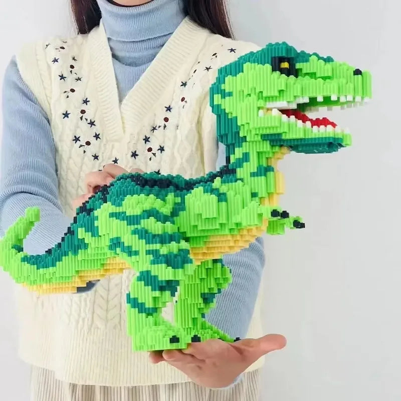 Dinosauro T-Rex Gigante da Costruire con Mattoncini