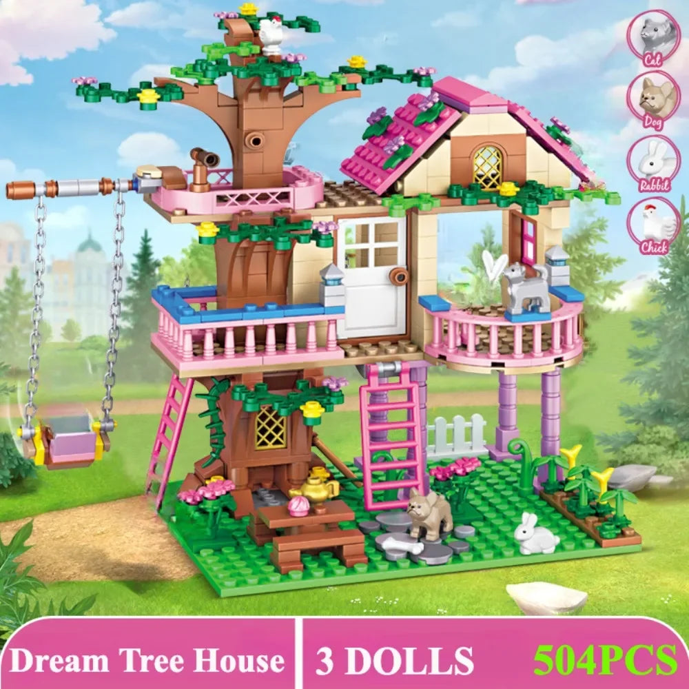 Castello Principessa Casa sull’Albero da Costruire per Bambini