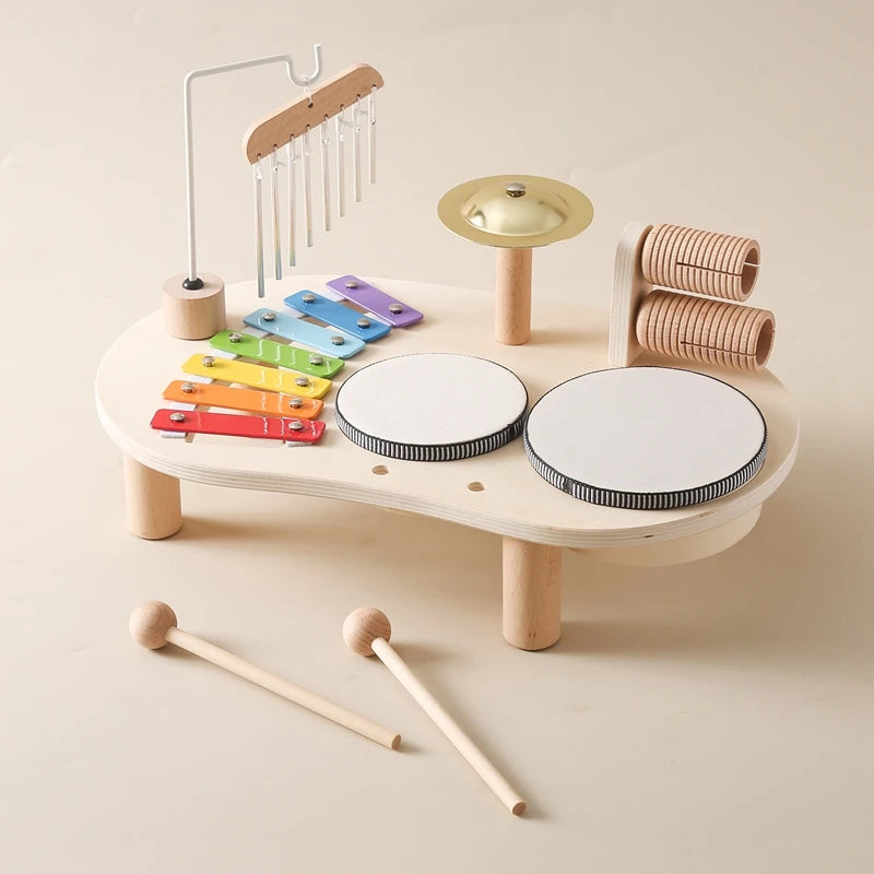 🎵 Xilofono e Campane Montessori in Legno – Giochi Musicali Educativi per Bambini e Neonati 🎵