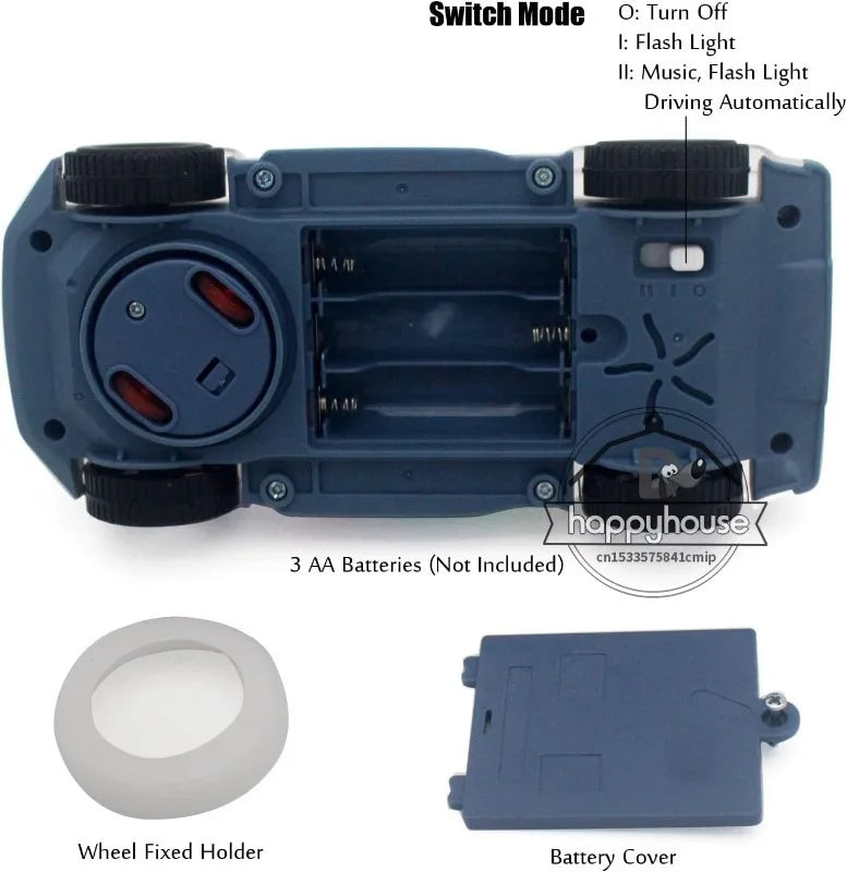 Macchinina Polizia Elettrica con Luci e Musica 🎶 | Giocattolo Auto per Bambini